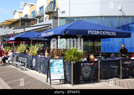 Pizza Express Restaurant in Brighton Marina, West Sussex, England, U.K Stockfoto