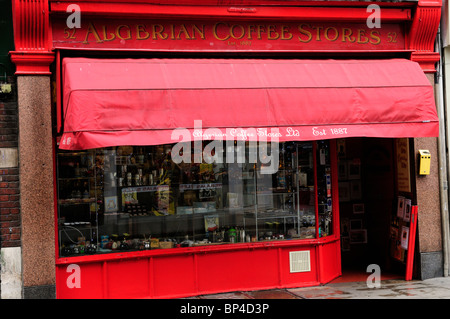 Algerische Coffee Shops, Old Compton Street, Soho, London, England, UK Stockfoto