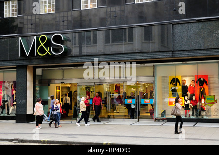Marks und Spencer M & S speichern, Oxford Street, London, England, UK Stockfoto