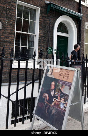Charles Dickens Museum, Doughty Street, London Stockfoto