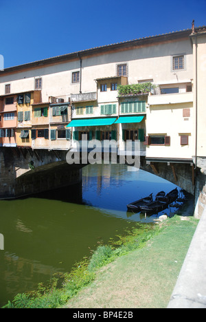 Ponte Vecchio Brücke, Florenz, Italien Stockfoto