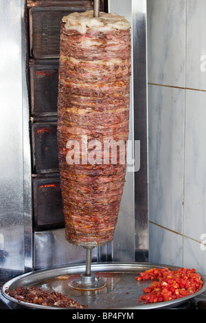 Döner Kebap in Dohuk, Kurdistan, Irak Stockfoto