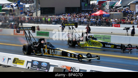 Der Infineon Raceway 1/4 Meile, Sonoma CA Stockfoto