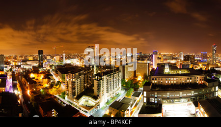 Blick vom The Cube Gebäude, Birmingham City Centre, Birmingham, West Midlands, England, UK Stockfoto