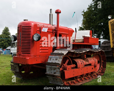 "David Braun" 30 t Trackmaster Planierraupe bei Vintage Show-Rallye Stockfoto