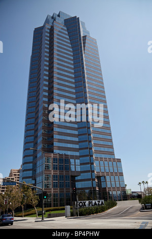 Fox Plaza Gebäude in Century City, Los Angeles, Kalifornien, USA Stockfoto