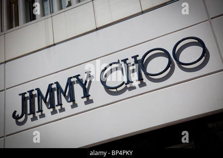 Jimmy Choo Store auf dem Rodeo Drive, Los Angeles, Kalifornien, USA Stockfoto