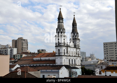 Nossa Senhora Das Dores Kirche nahe Innenstadt, Porto Alegre, Rio Grande do Sul, Brasilien Stockfoto