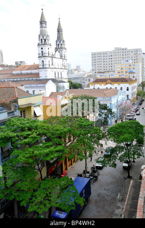 Nossa Senhora Das Dores Kirche nahe Innenstadt, Porto Alegre, Rio Grande do Sul, Brasilien Stockfoto