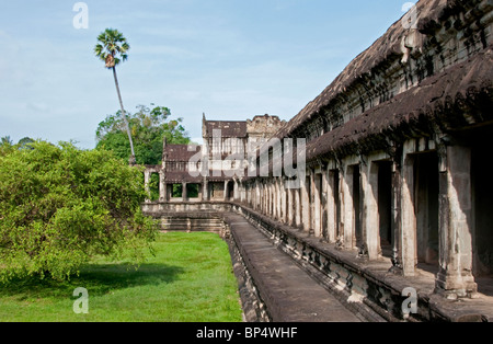 Galerie Gebäude von Angkor Wat, Siem Reap, Kambodscha Stockfoto