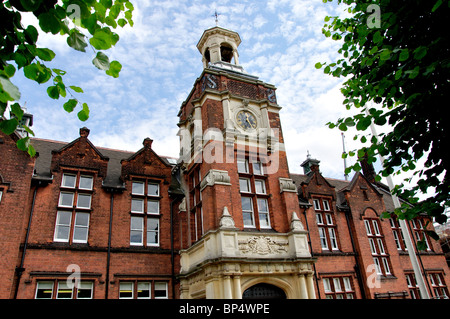 Uhrturm, Brentwood School, Armbänder Road, Brentwood, Essex, England, Vereinigtes Königreich Stockfoto