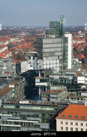 GEBÄUDE DER NORDDEUTSCHEN LANDESBANK NORD/LB, NORDLB, BANK, INNENSTADT, HANNOVER, NIEDERSACHSEN, DEUTSCHLAND Stockfoto