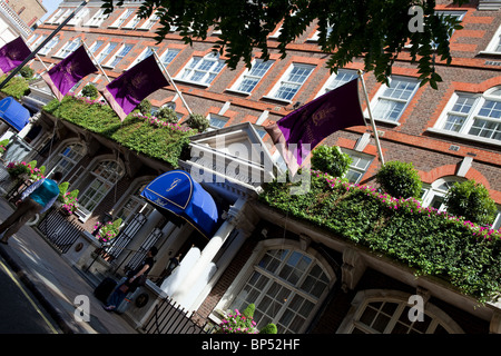 Die beliebten Goring Hotel in Beeston Place in der Nähe von Victoria Station und ust einen Steinwurf vom Buckingham Palace entfernt. Stockfoto