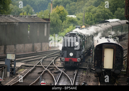 Sir Archibald Sinclair, umgebaut Schlacht von Großbritannien Klasse Lok Stockfoto