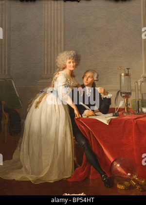 Antoine-Laurent Lavoisier und seine Frau, 1788, von Jacques-Louis David, Metropolitan Museum of Art, New York City Stockfoto