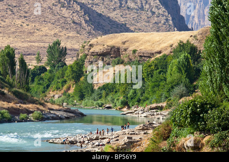 Landschaft in der Nähe von Dohuk, Kurdistan, Irak Stockfoto