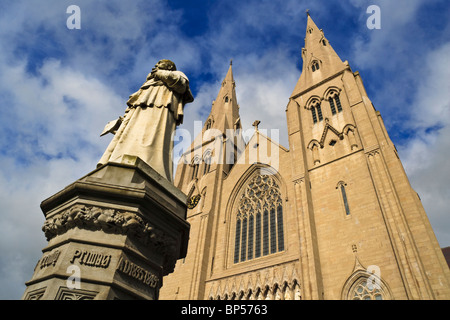 Die Fassade der St. Patricks Kathedrale in Armagh, County Armagh, Nordirland Stockfoto