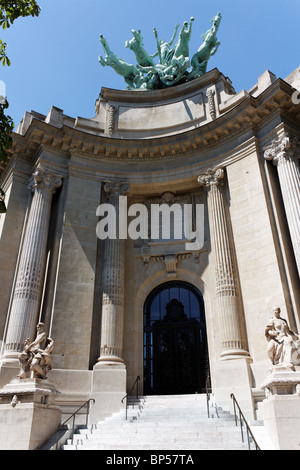 "Grand Palais" Eingang, Paris, große Palast des Champs-Elysées Stockfoto