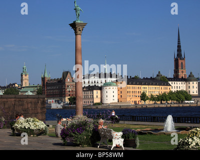 Schweden, Stockholm, Rathaus Gärten, Insel Riddarholmen, Stockfoto