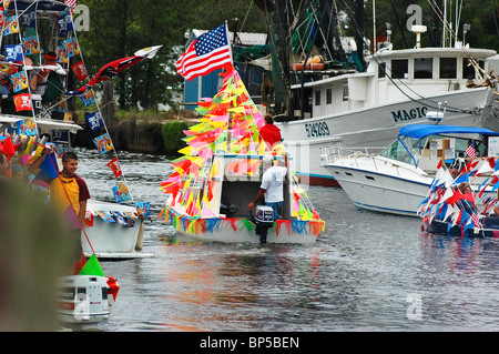 jährliche Segen der Flotte bei Bayou La Batre Alabama von "Forrest Gump" Ruhm Stockfoto