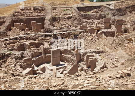 Göbekli Tepe antiken Tempel in Urfa, Türkei Stockfoto