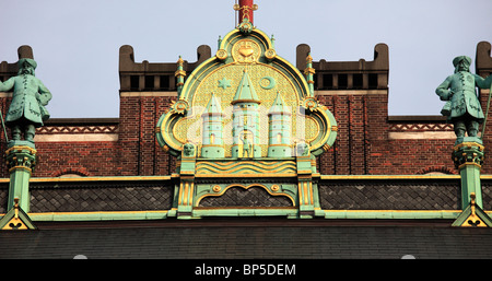 Dänemark, Kopenhagen, Rathaus, Architektur Detail, Stockfoto