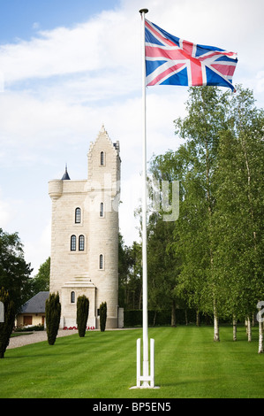 Ulster Denkmal Turm Somme Frankreich Stockfoto