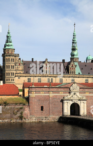 Dänemark, Seeland, Helsingor, Schloss Kronborg, Stockfoto