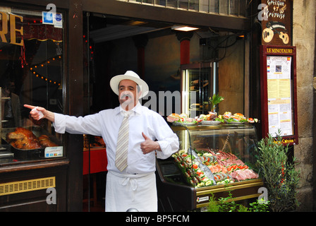 Malerischen Quartier Latin Paris Frankreich Stockfoto