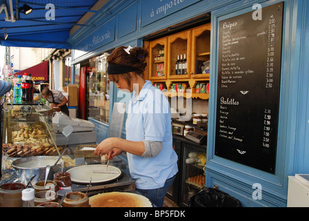 Malerischen Quartier Latin Paris Frankreich Stockfoto