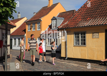 Dänemark, Fünen, Odense, Hans Christian Andersen-Haus, Touristen, Stockfoto