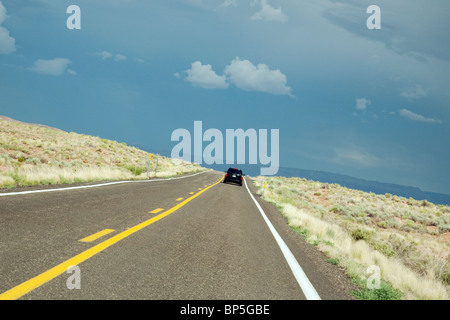 Fahren Highway 89, Vermilion Cliffs Bereich, Arizona, USA Stockfoto