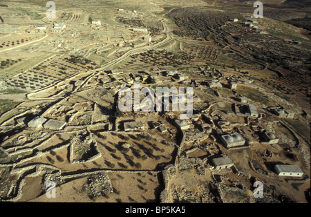 CAERMEL IN JUDÄA GESAMTANSICHT DES DORFES IN JUDÄA SÜDLICH VON HEBRON IDENTIFIZIERT MIT DER HEIMATSTADT DER MARINE DIE KARMELITIN, DIE Stockfoto