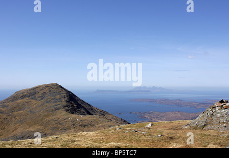 Rois Bheinn aus Sgurr Na Ba Glaise Stockfoto
