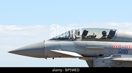 RAF CONINGSBY 19 Juli UK: Royal Air Force Eurofighter Typhoon F2 an RAF Coningsby UK 19. Juli 2010 Stockfoto