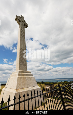 Tennyson Denkmal, Isle Of Wight Stockfoto