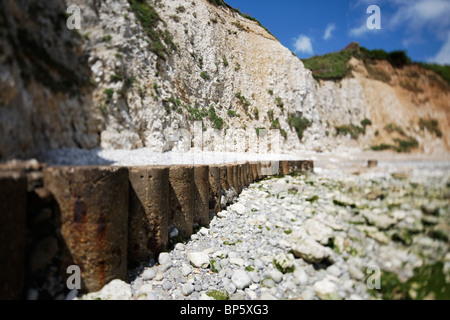 Clidd Beibehaltung Struktur in Freshwater Bay Stockfoto