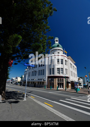 Art-Deco-Gebäude in Napier Stockfoto