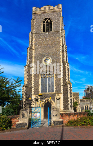 die Kirche von St. Peter-direkt am Wasser, eine redundante Mariners Kirche, jetzt verwendet durch die Lotterie finanziert, St Peters Projekt, Ipswich, Suffolk, UK Stockfoto
