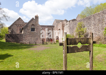 St Briavels Castle, jetzt eine YHA-Jugendherberge, im Forest of Dean, Gloucestershire, Großbritannien Stockfoto