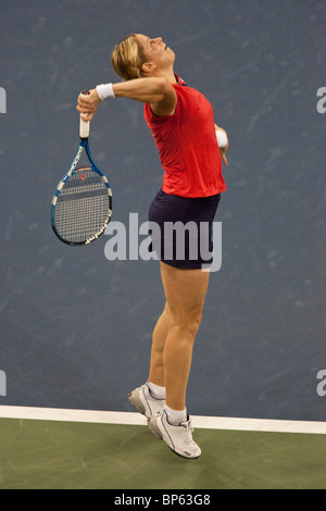 Kim Clijsters (BEL) im Wettbewerb der Frauen Singles Finale auf der 2009 US Open Tennis Stockfoto