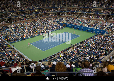 Damen Einzel Finale zwischen Kim Clijsters (BEL) und Caroline Wozniacki (DEN) auf der 2009 US Open Tennis Stockfoto