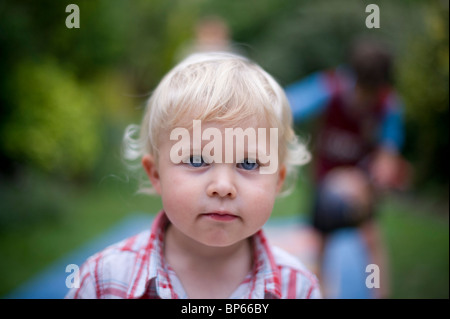 Junge Kind, zwei Jahre alt Stockfoto