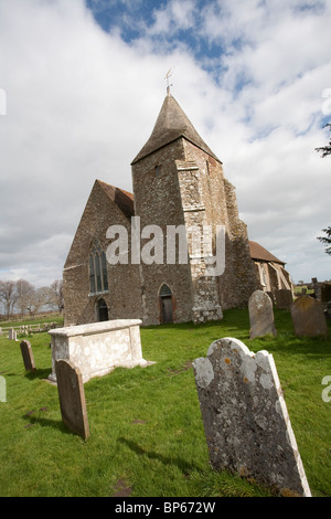 Kirche St. Clements im alten Romney, Romney Marsh, Kent, England, UK. Foto: Jeff Gilbert Stockfoto