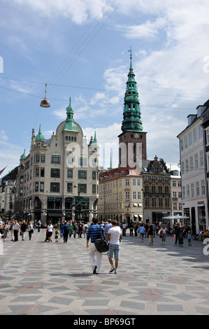 Lower Stroget, Kopenhagen (Kobenhavn), Königreich Dänemark Stockfoto