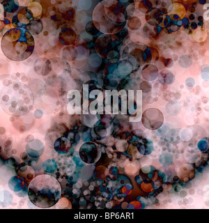 Hintergrund mit bunten Bubbles - bokeh Stockfoto
