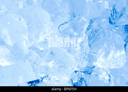 Unregelmäßige Ice Cube Stack, kühlen Getränk im Sommer. Stockfoto