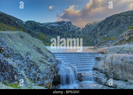 Laguna del Duque. Sierra de Bejar. Regionalpark Sierra de Gredos. Solana de Avila. Provinz Avila. Castilla y Leon. Spanien. Stockfoto