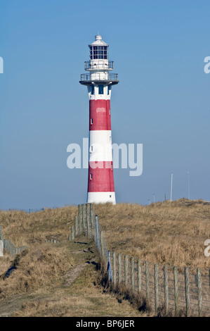 Nieuwpoort, Leuchtturm, Belgien Nordseeküste Stockfoto