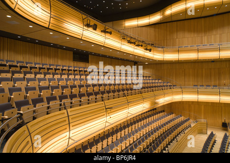 Halle eines Gebäudes Sage Gateshead, entworfen von Sir Norman Foster Stockfoto